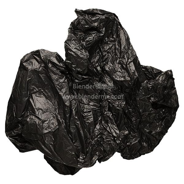 黑色塑料垃圾袋子