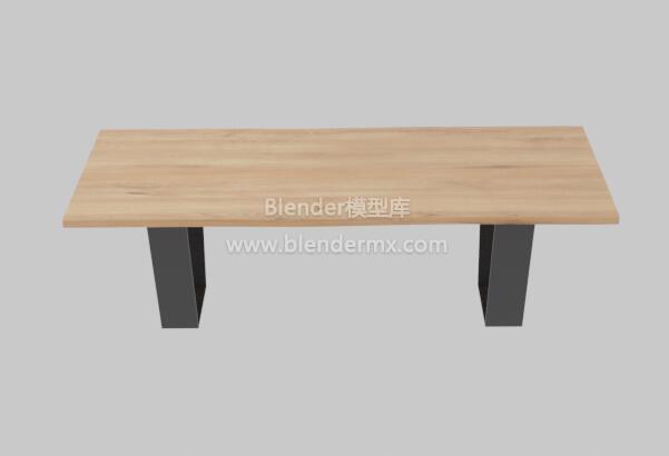 实木长餐桌桌子