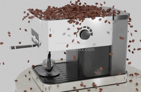 咖啡机咖啡豆(动画)