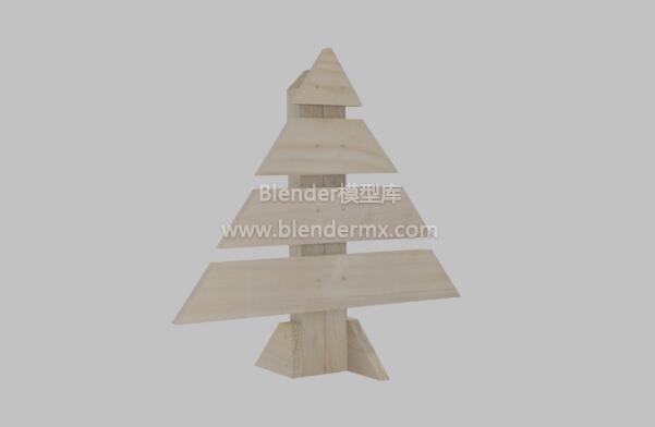 木板圣诞树