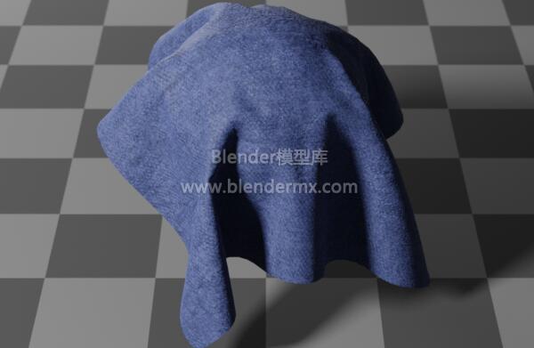 深蓝色面料布料编织物棉麻布