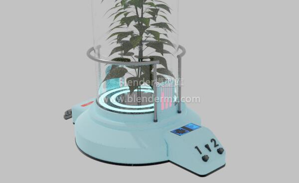 科幻玻璃植物培养舱