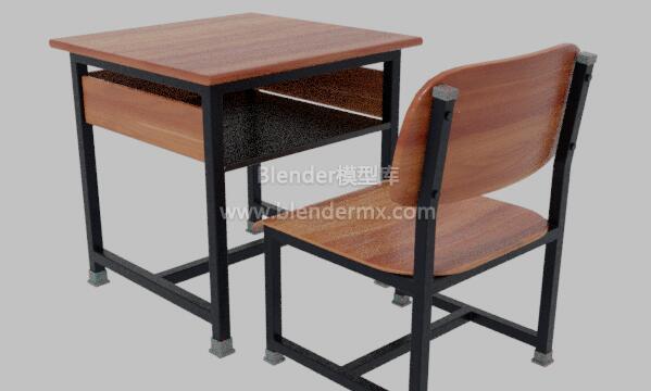 实木课桌椅子