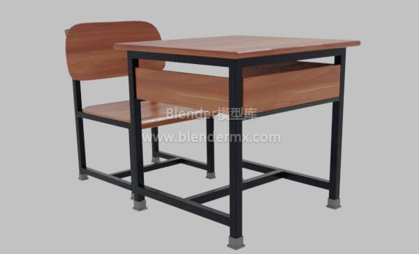 实木课桌椅子